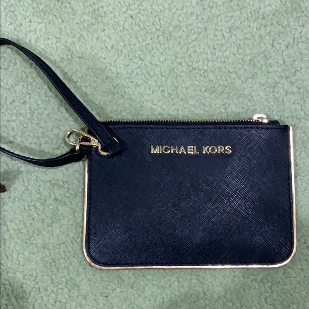 Black MK wristlet